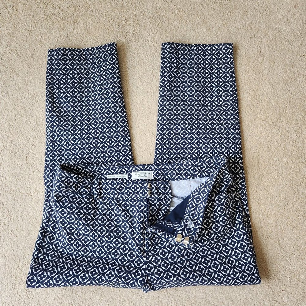 Charter Club Newport Slim Crop pants Size 6